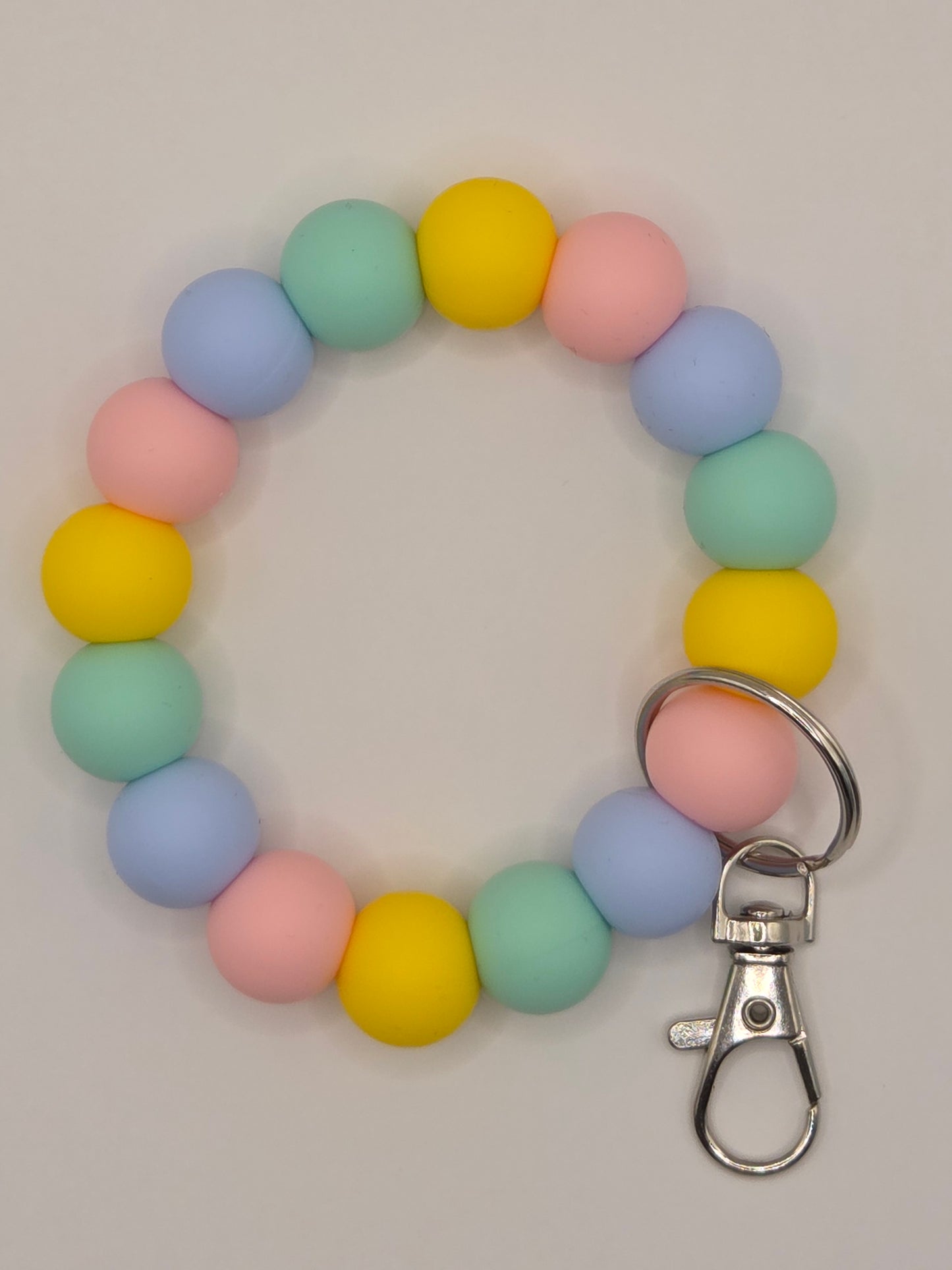 Silicone Beaded Keyrings