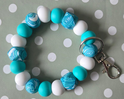 Silicone Beaded Keyrings