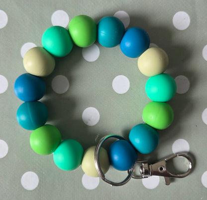 Silicone Beaded Keyrings
